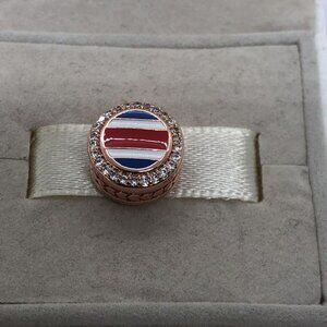 🔥🔥Pandora Costa Rica Flag Exclusive Dangle Charm